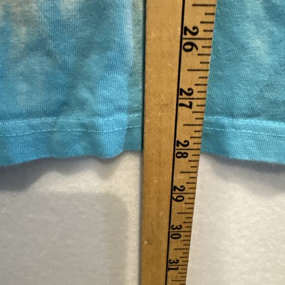 Grateful Dead Liquid Blue Shirt Men's L Multicolor Tee Tie Dye Band Skull Roses - Picture 5 of 5